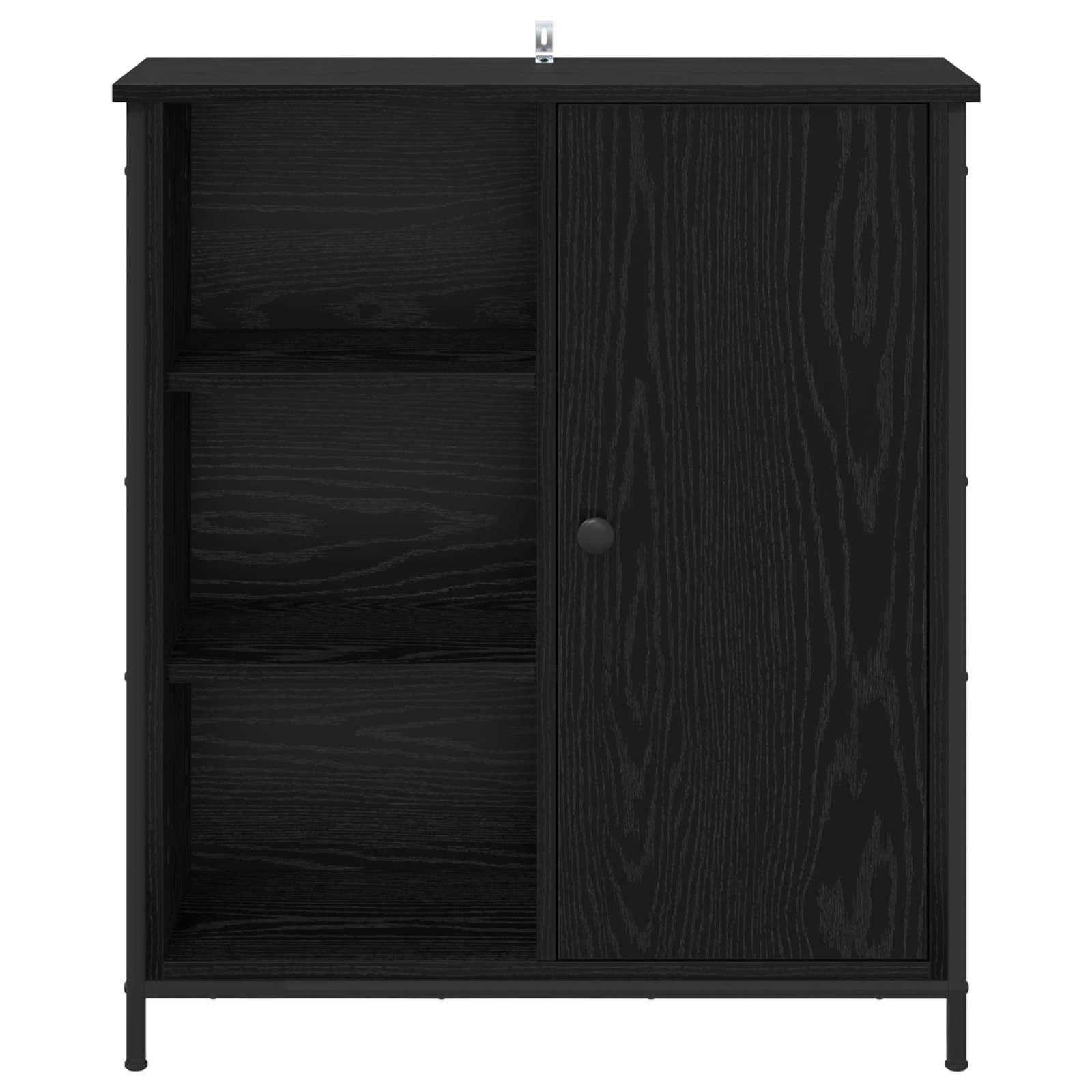 Kreveta Crni hrast 70 x 30 x 80 cm Konstruirano drvo