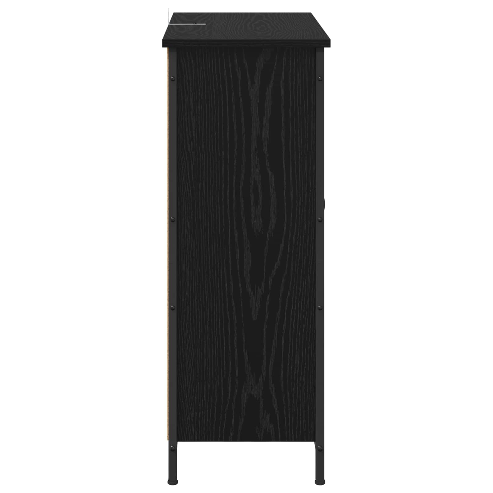 Kreveta Crni hrast 70 x 30 x 80 cm Konstruirano drvo