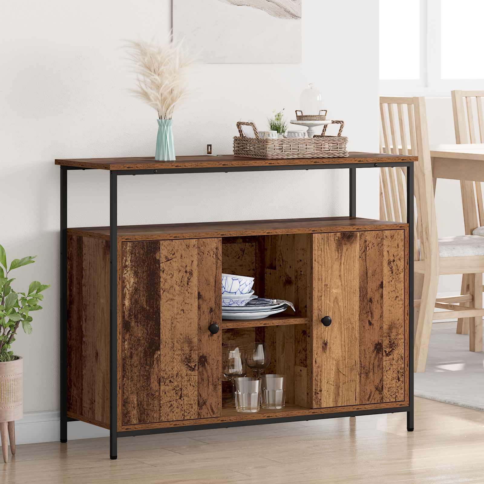 Kreveta Staro drvo 100 x 35 x 80 cm Konstruirano drvo