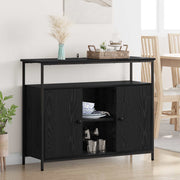 Kreveta Crni hrast 100 x 35 x 80 cm Konstruirano drvo
