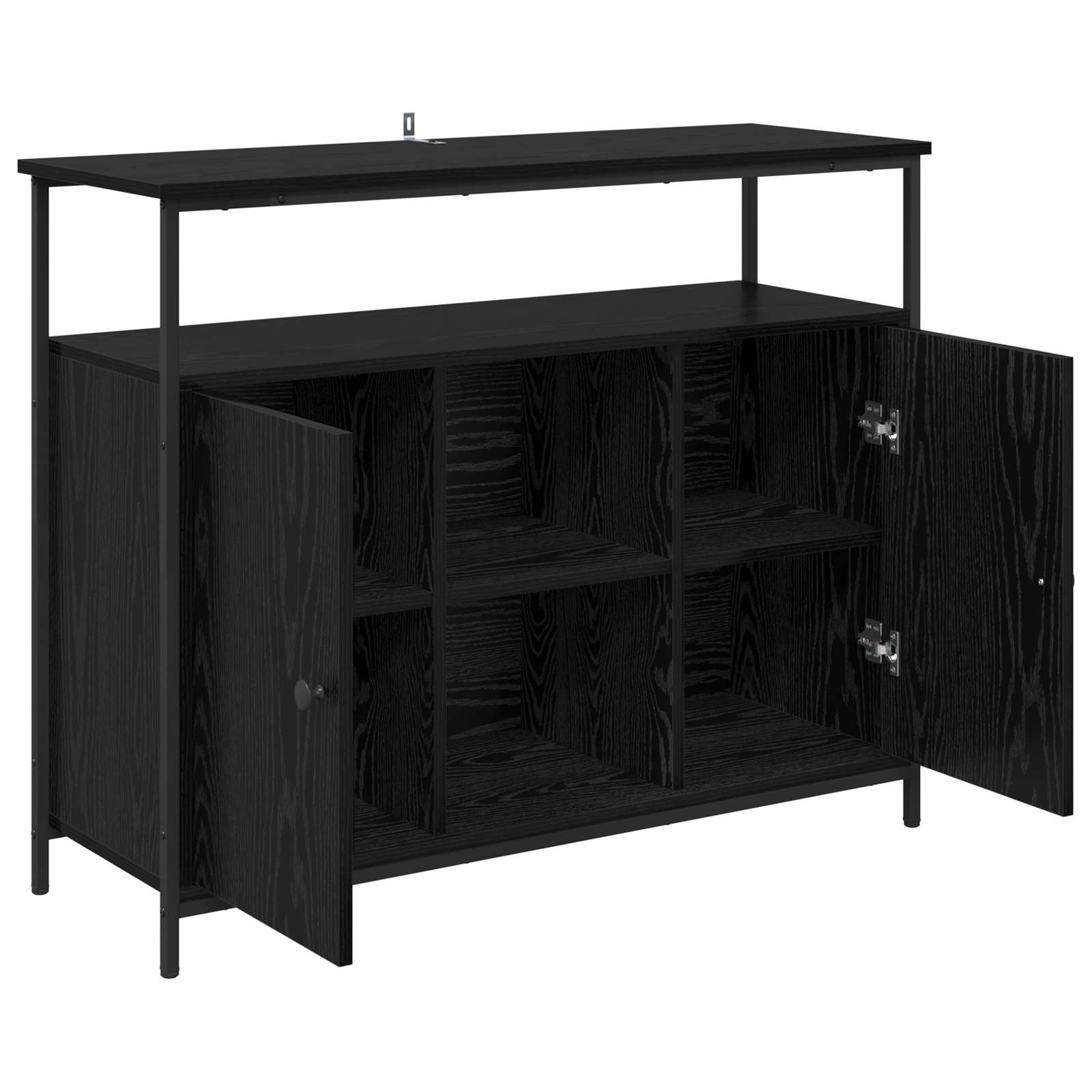 Kreveta Crni hrast 100 x 35 x 80 cm Konstruirano drvo