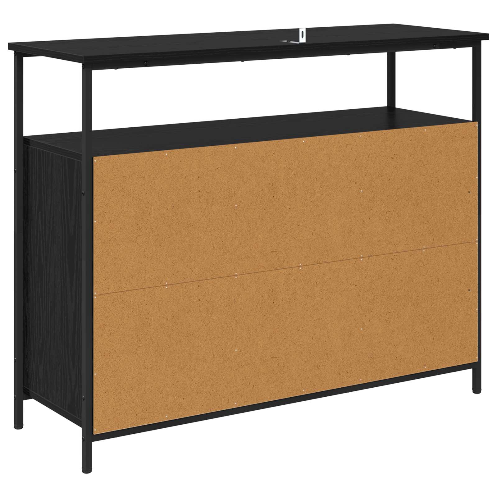 Kreveta Crni hrast 100 x 35 x 80 cm Konstruirano drvo