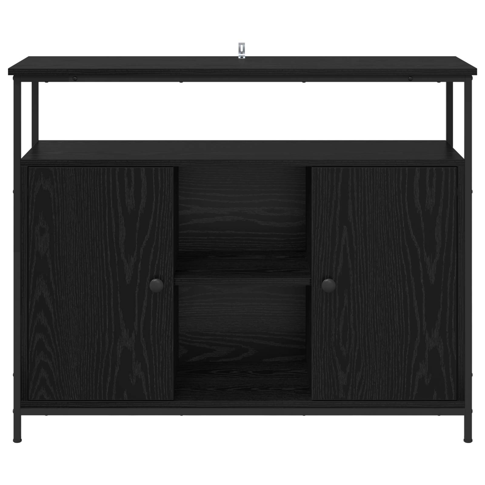 Kreveta Crni hrast 100 x 35 x 80 cm Konstruirano drvo