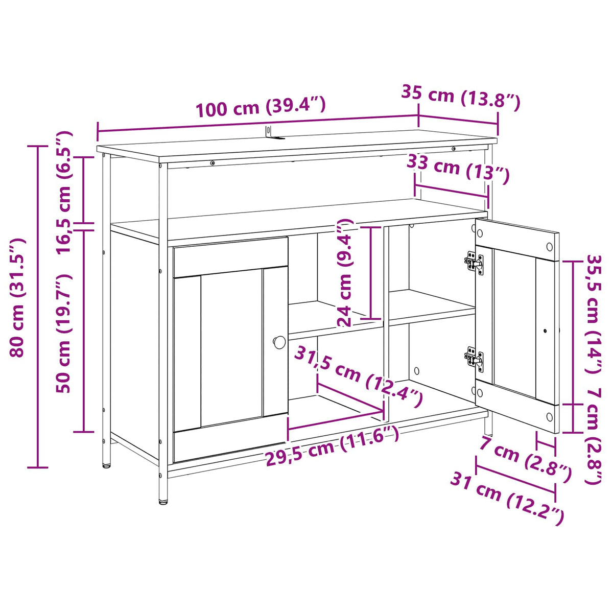 Kreveta Staro drvo 100 x 35 x 80 cm Konstruirano drvo