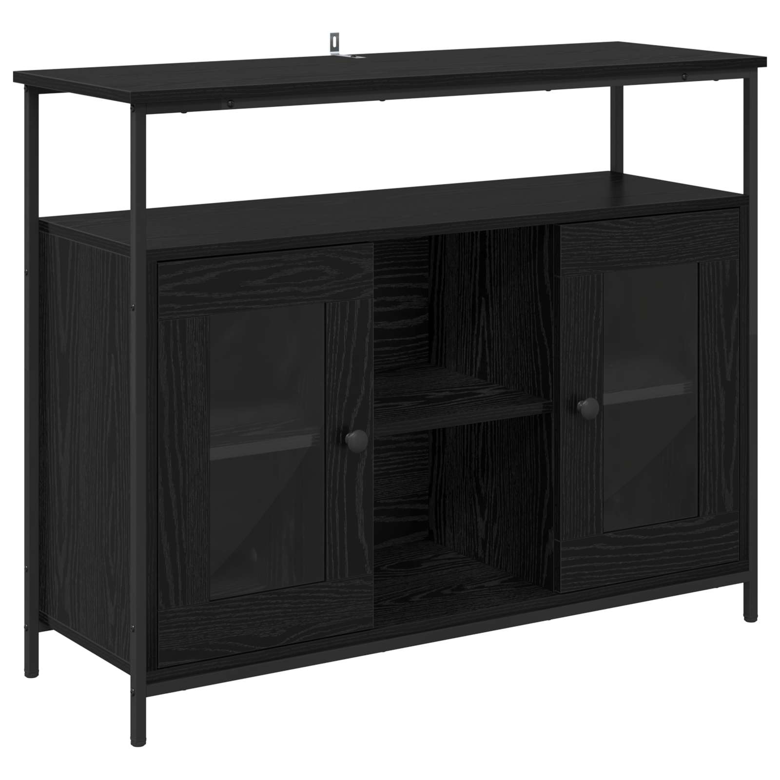 Kreveta Crni hrast 100 x 35 x 80 cm Konstruirano drvo