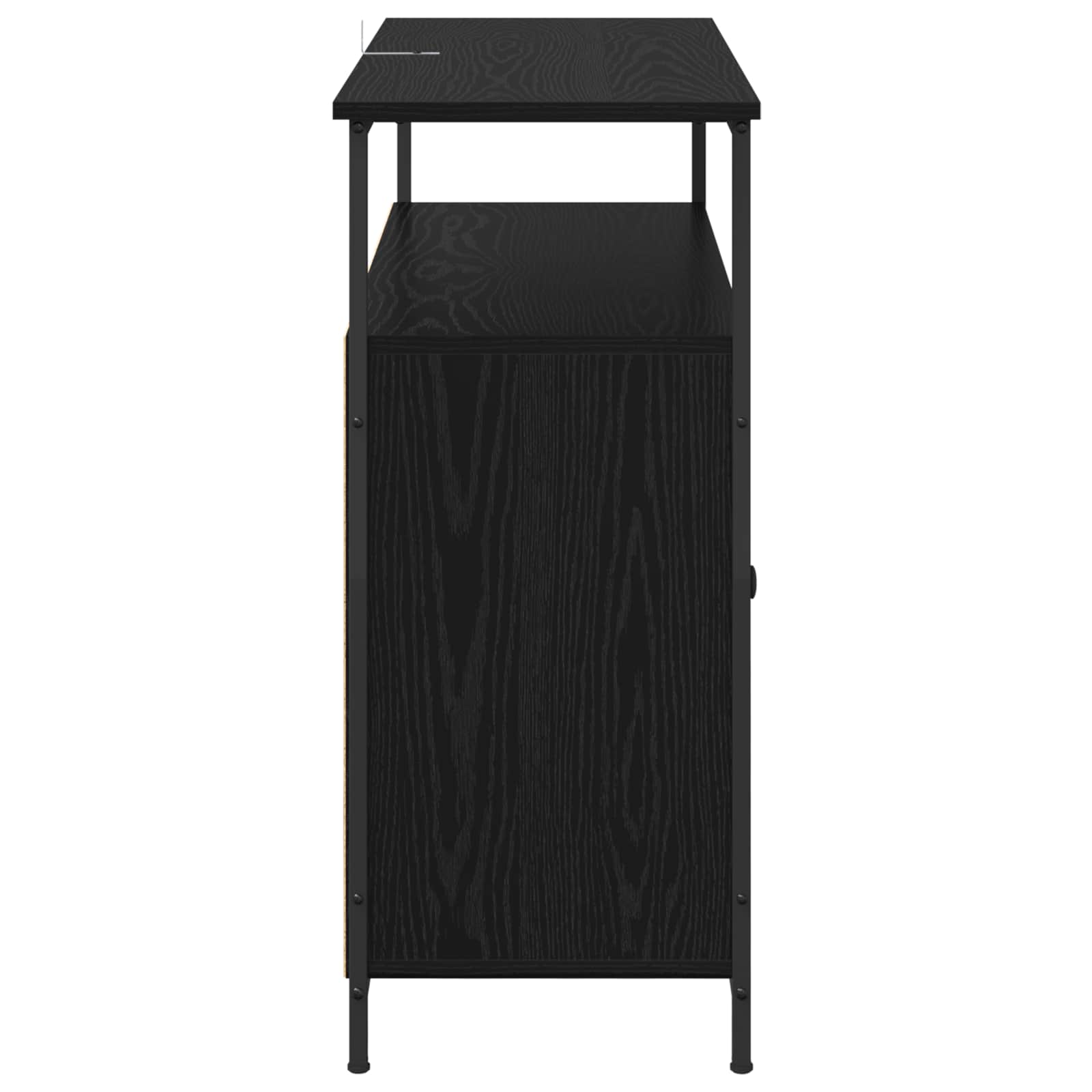 Kreveta Crni hrast 100 x 35 x 80 cm Konstruirano drvo