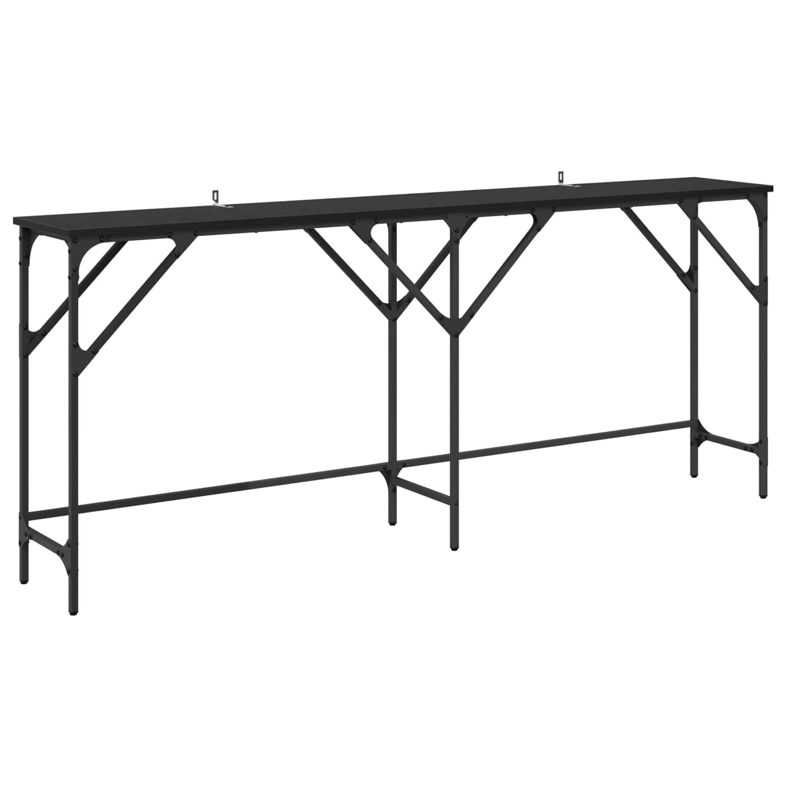 Konzolna stolica Crni hrast 180 x 30 x 75 cm Konstruirano drvo