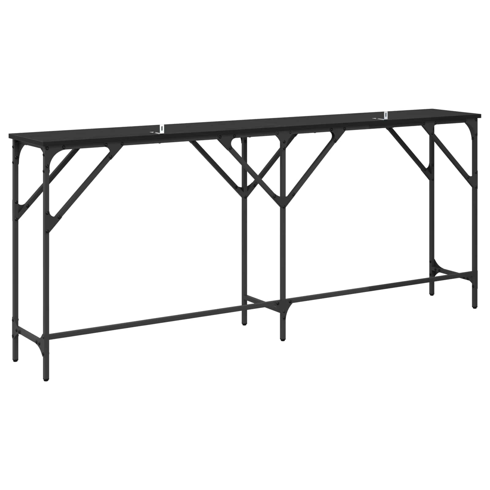 Konzolna stolica Crni hrast 180 x 30 x 75 cm Konstruirano drvo