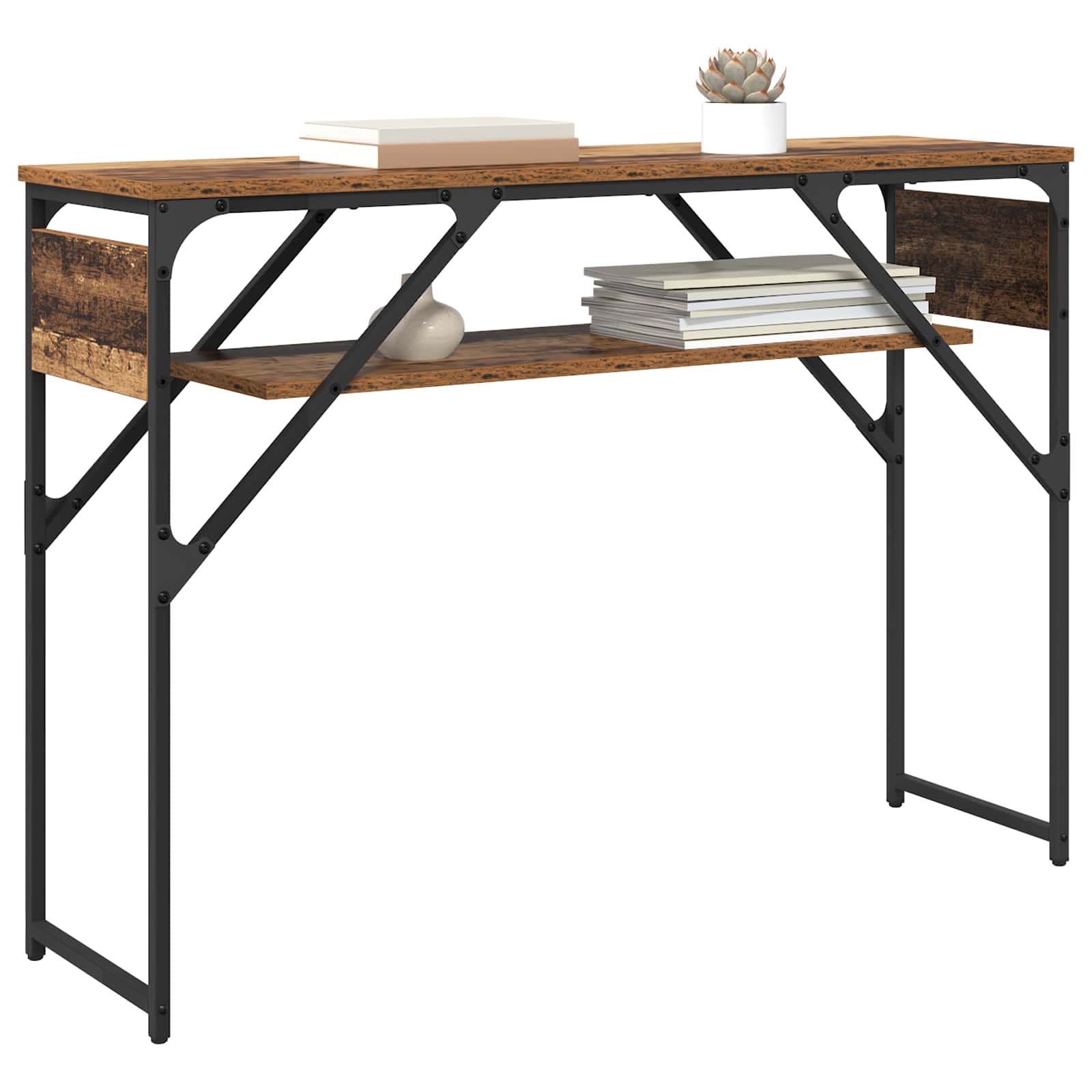 Konzolnistol Staro drvo 105x30x75cm Konstruirano drvo
