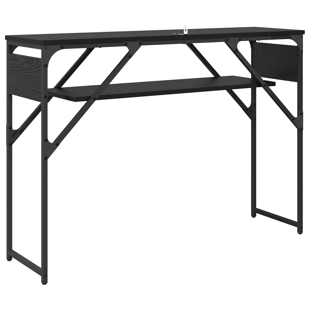 Konzolnistol Crni hrast 105x30x75cm Konstruirano drvo