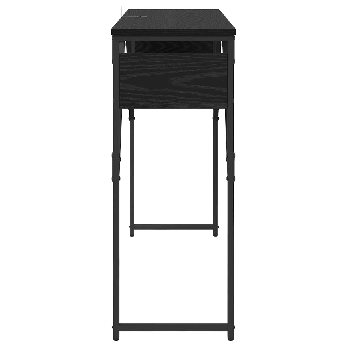 Konzolnistol Crni hrast 105x30x75cm Konstruirano drvo