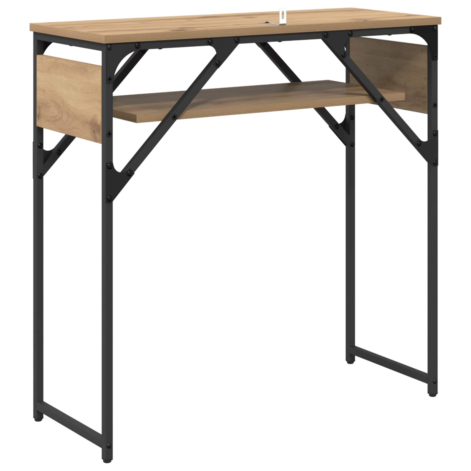 Konzolnistol Umjetnički hrast 75x30x75cm Konstruirano drvo