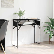 Konzolnistol Crni hrast 75x30x75cm Konstruirano drvo
