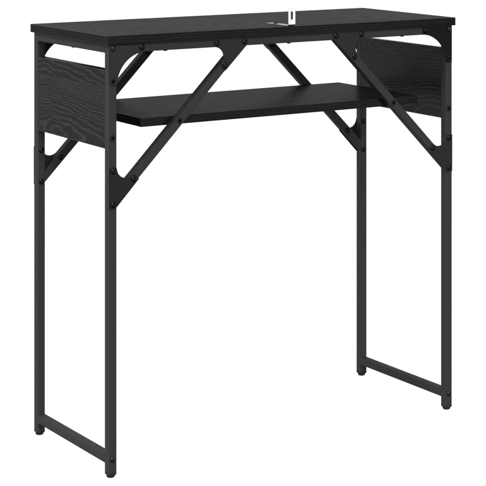 Konzolnistol Crni hrast 75x30x75cm Konstruirano drvo