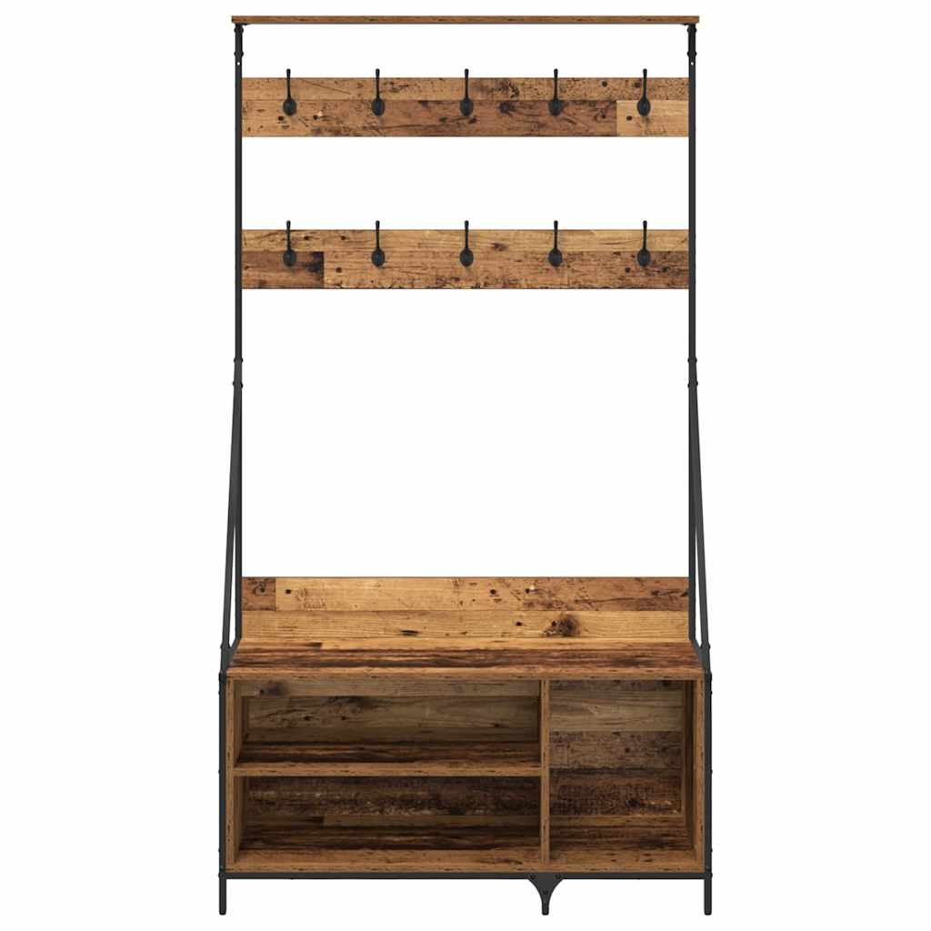 Stalak za odjeću Staro drvo 100 x 41 x 184 cm Konstruirano drvo