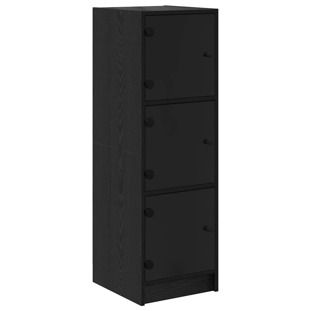 Highboard Crni hrast 35 x 37 x 109 cm Konstruirano drvo