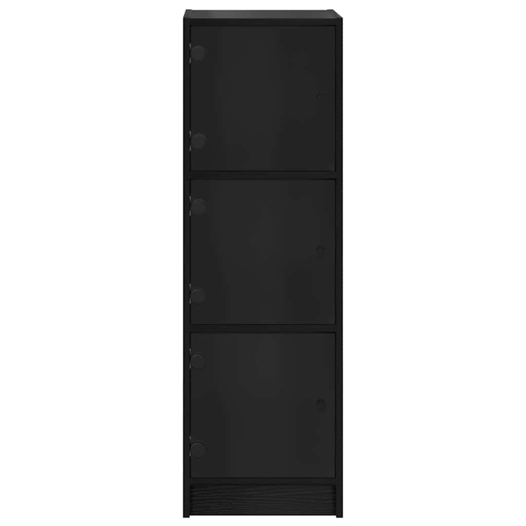 Highboard Crni hrast 35 x 37 x 109 cm Konstruirano drvo