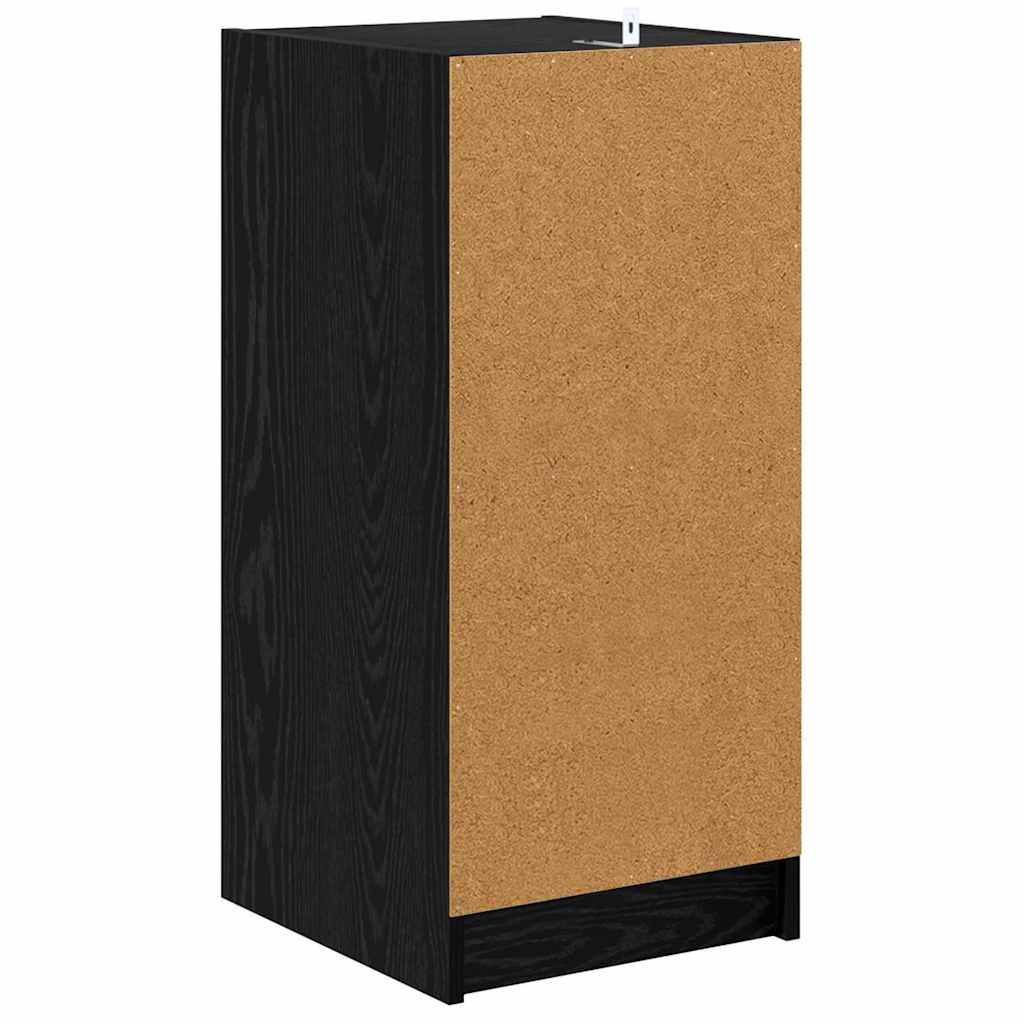 Kreveta Crni hrast 35 x 37 x 76 cm Konstruirano drvo