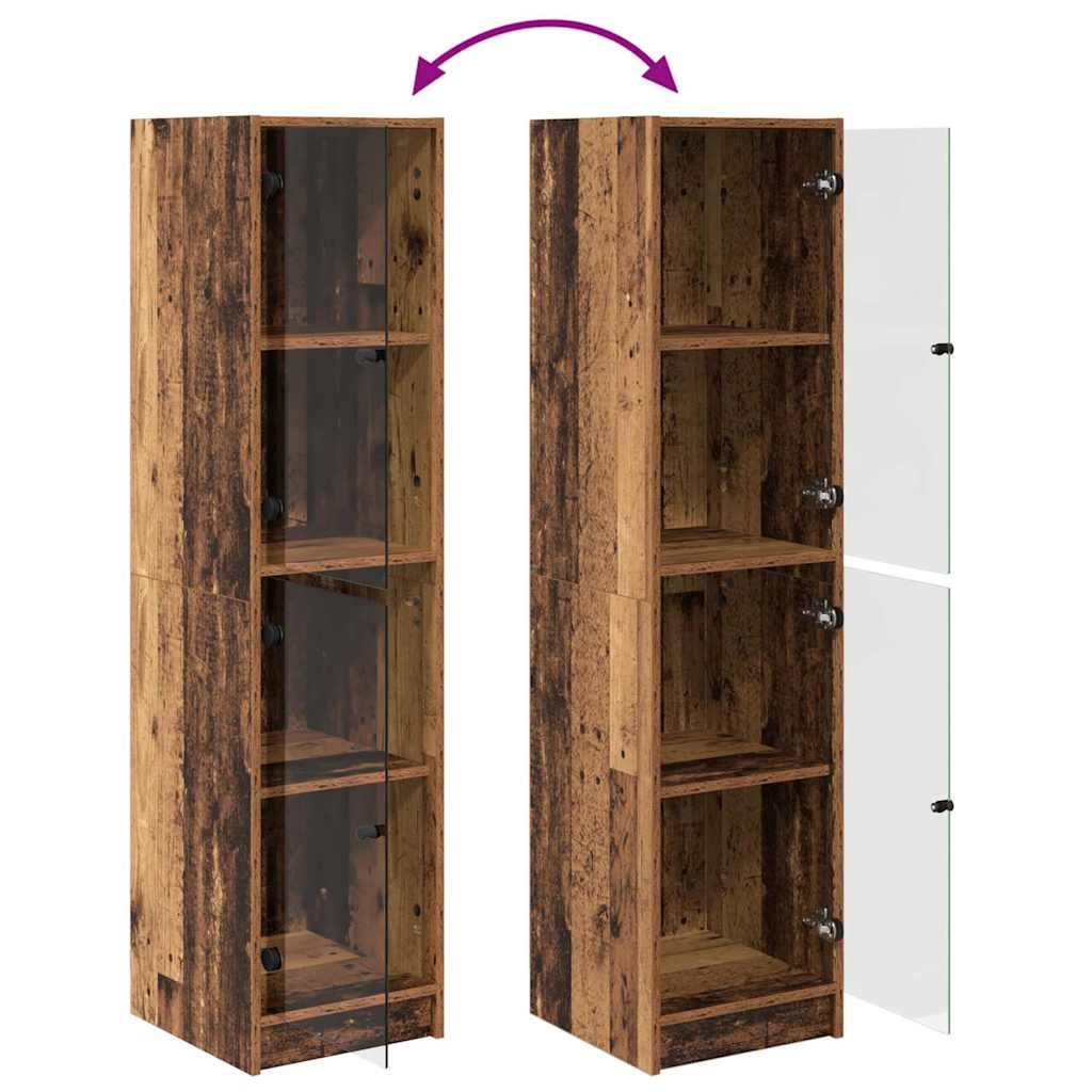 Highboard Staro drvo 35 x 37 x 142 cm Konstruirano drvo