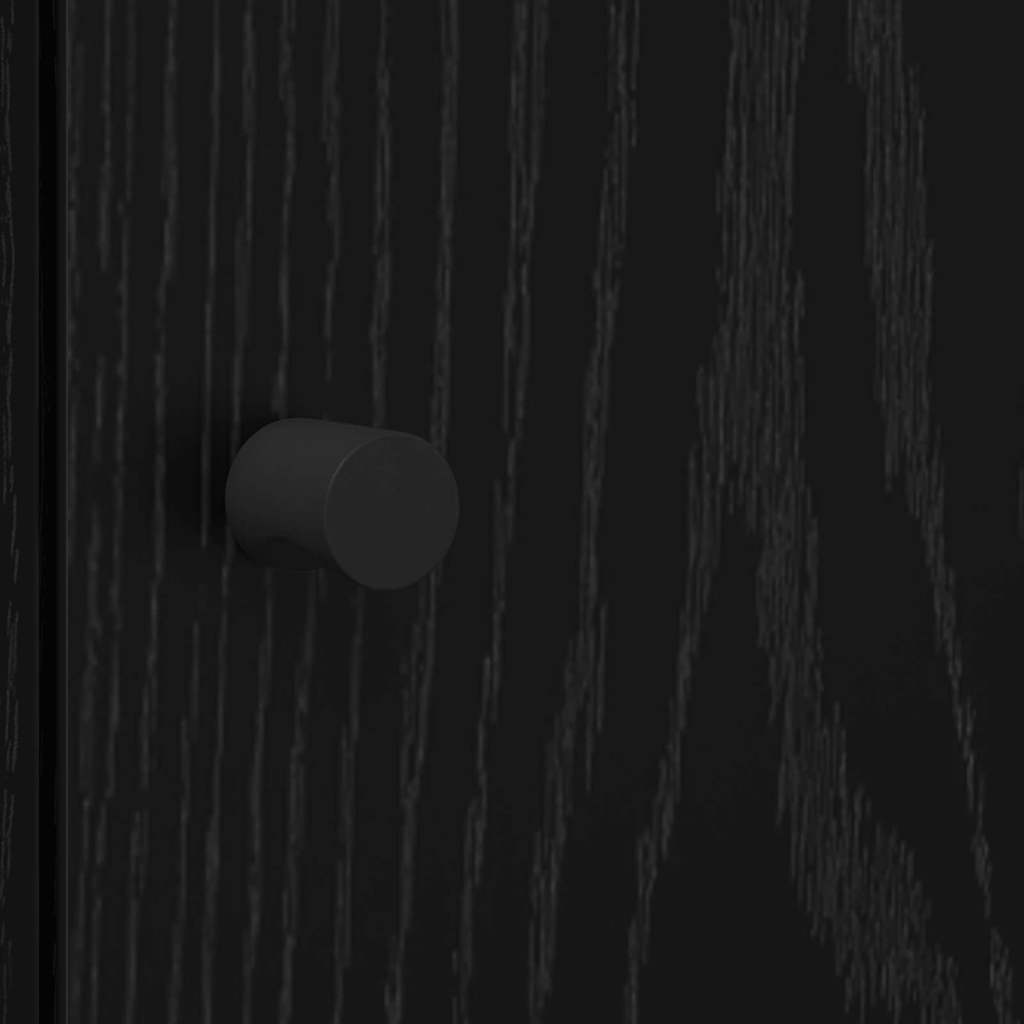 Highboard Crni hrast 35 x 37 x 142 cm Konstruirano drvo
