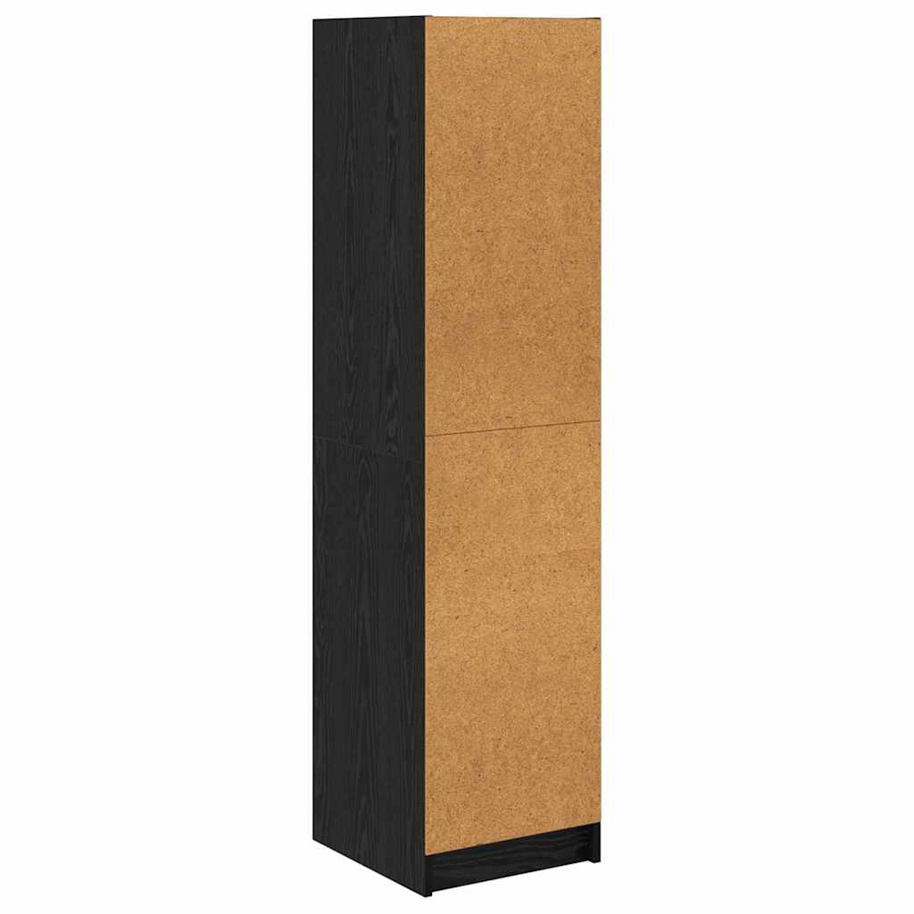Highboard Crni hrast 35 x 37 x 142 cm Konstruirano drvo