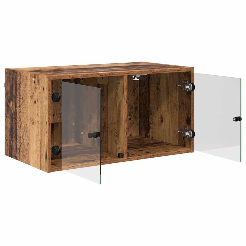 Zidni ormari 2 pcs Staro drvo 68 x 37 x 35 cm Konstruirano drvo
