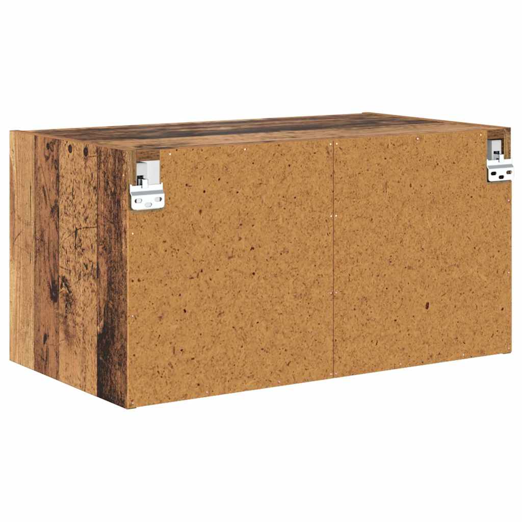 Zidni ormari 2 pcs Staro drvo 68 x 37 x 35 cm Konstruirano drvo