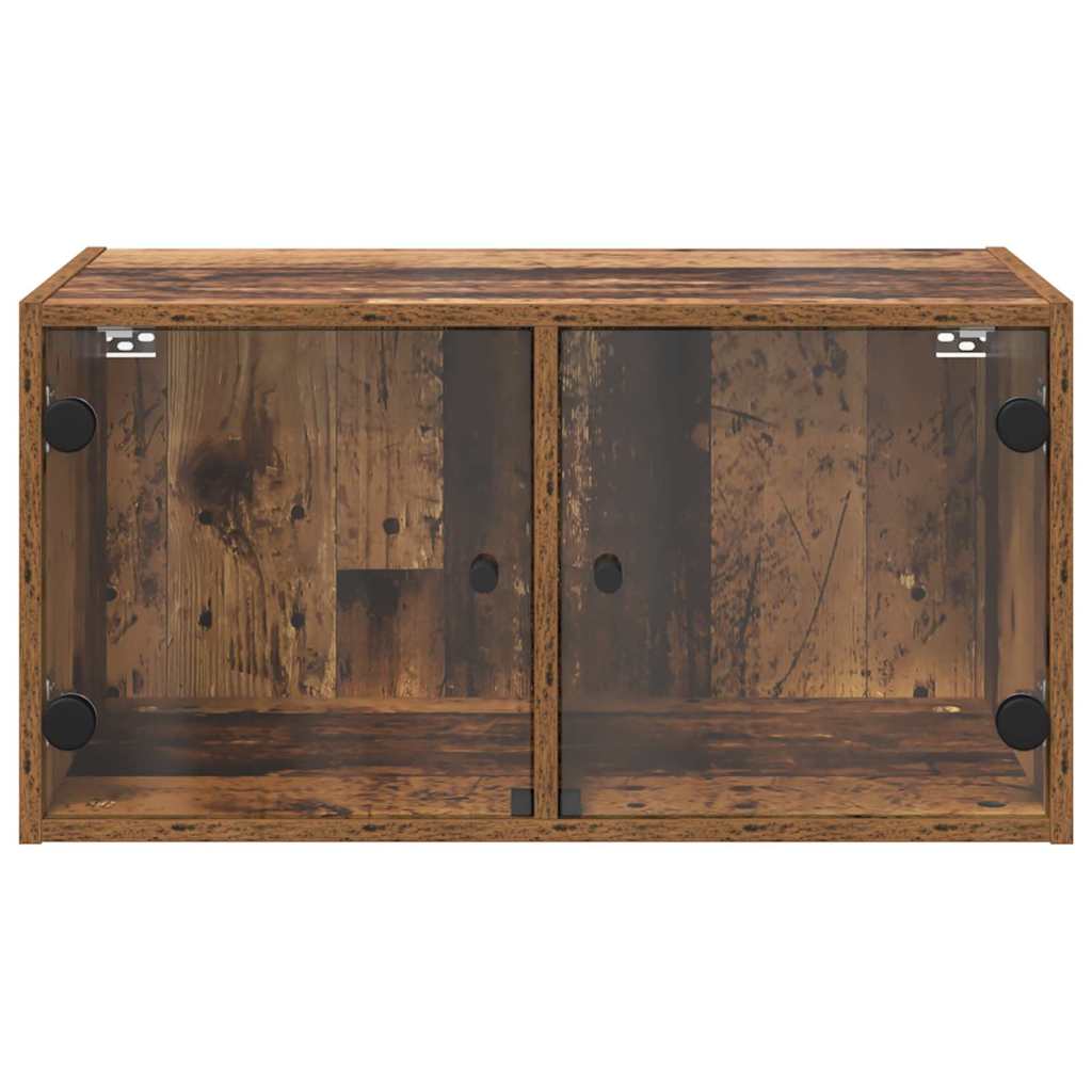 Zidni ormari 2 pcs Staro drvo 68 x 37 x 35 cm Konstruirano drvo