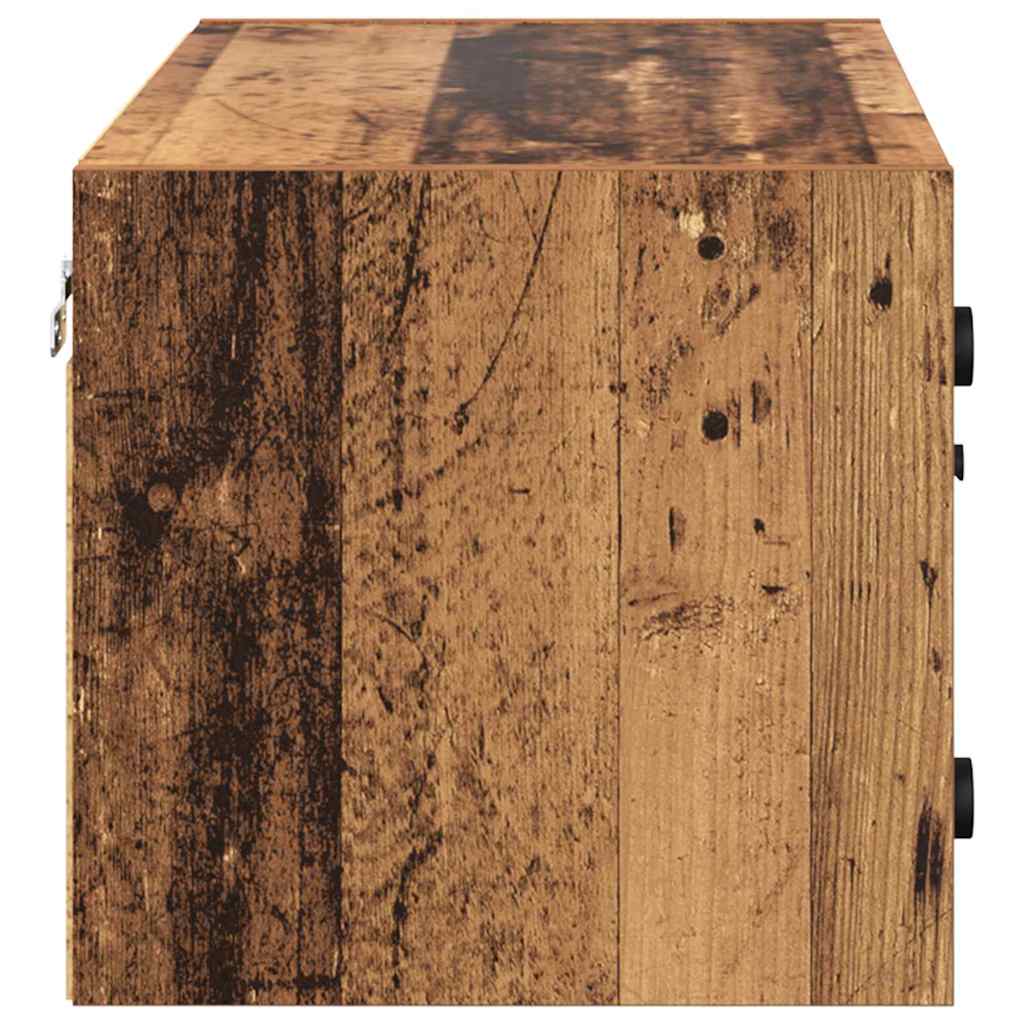 Zidni ormari 2 pcs Staro drvo 68 x 37 x 35 cm Konstruirano drvo
