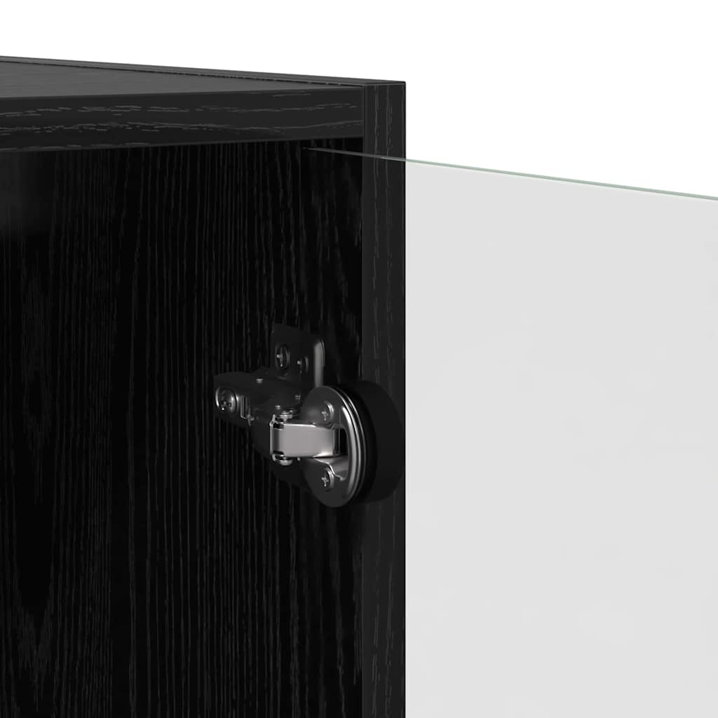 Ormar za Zid Crni hrast 102 x 37 x 35 cm Konstruirano drvo
