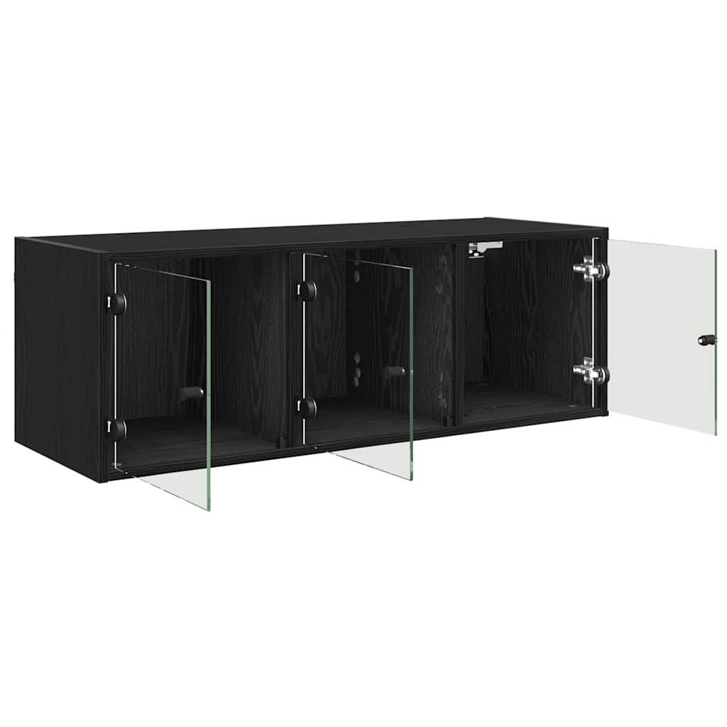 Ormar za Zid Crni hrast 102 x 37 x 35 cm Konstruirano drvo