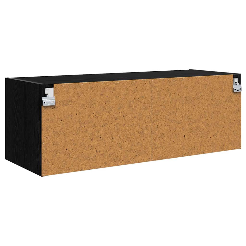 Ormar za Zid Crni hrast 102 x 37 x 35 cm Konstruirano drvo