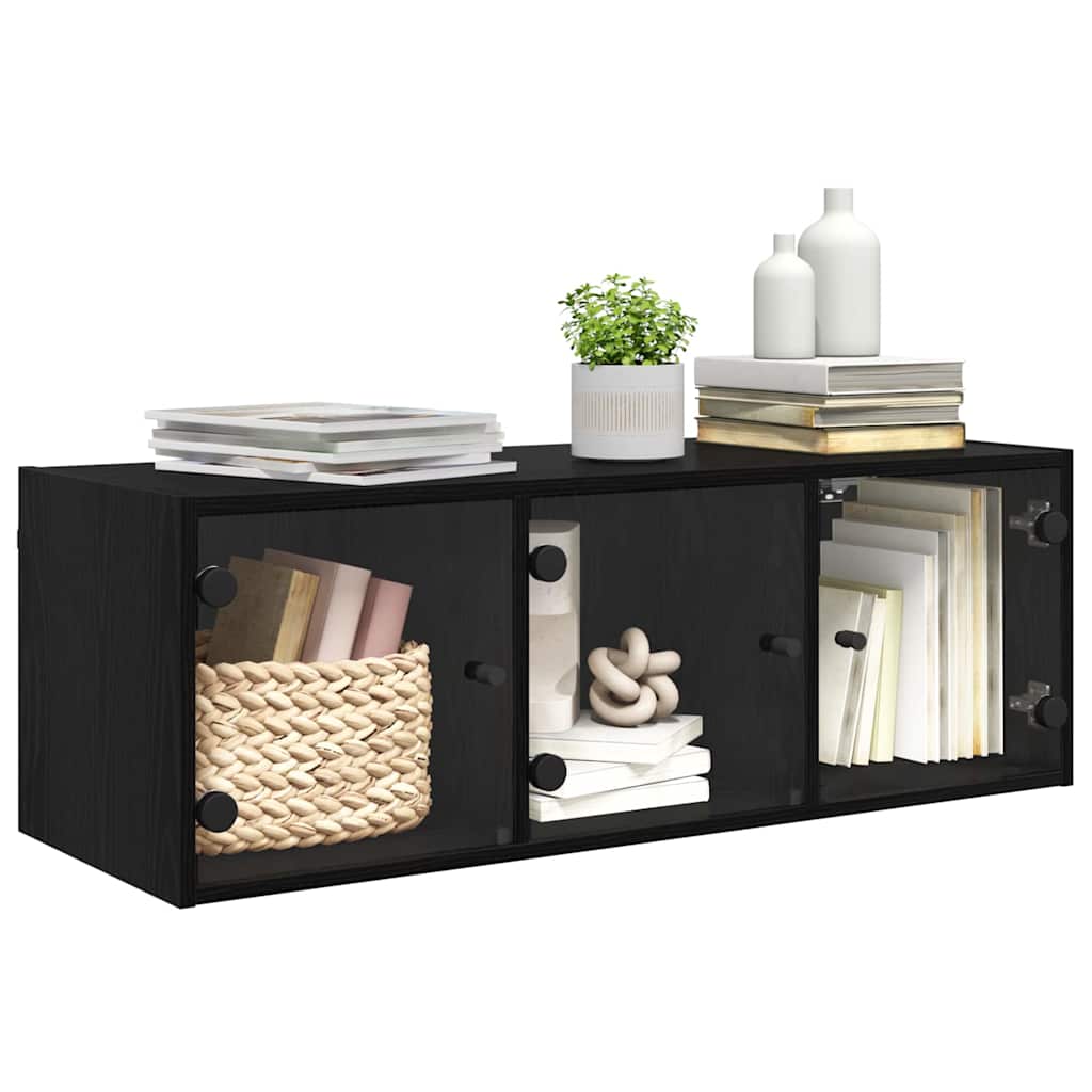 Ormar za Zid Crni hrast 102 x 37 x 35 cm Konstruirano drvo