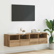 TV zidni ormari Zidne 2 pcs Umjetnički hrast 60 x 30 x 30 cm