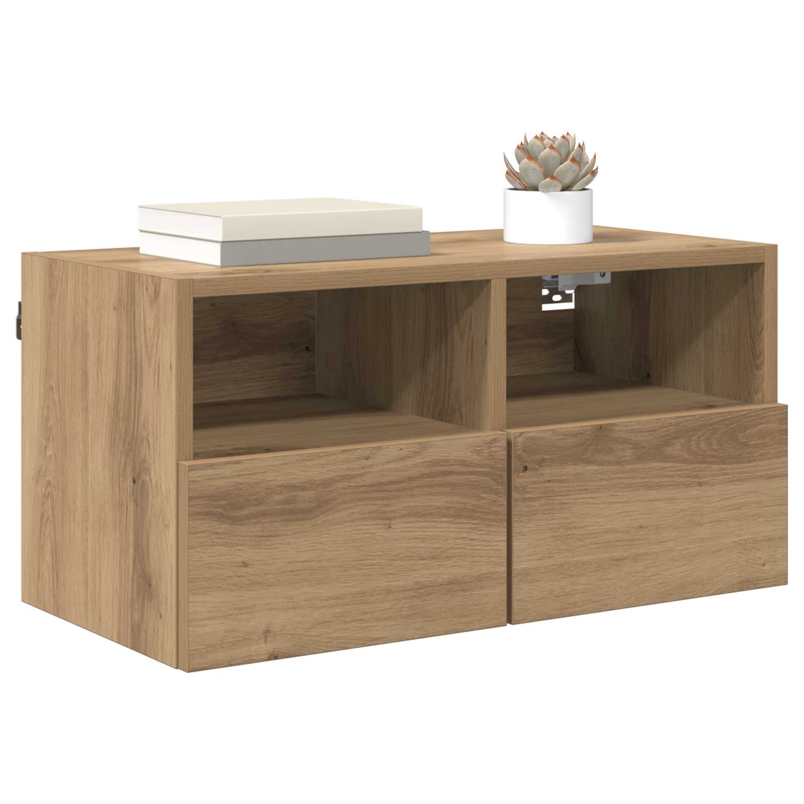 TV zidni ormari Zidne 2 pcs Umjetnički hrast 60 x 30 x 30 cm