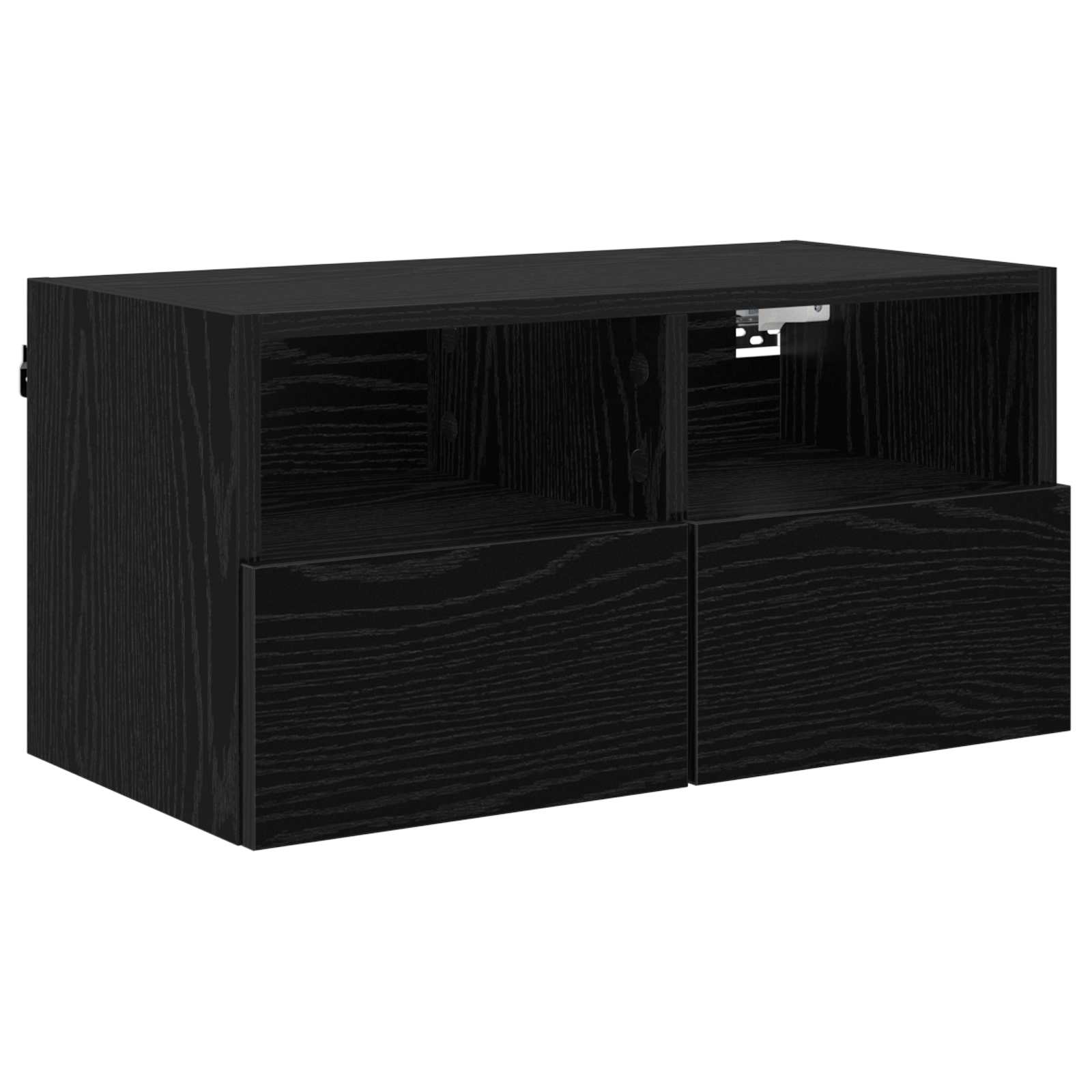 TV zidni ormar Crni hrast 60 x 30 x 30 cm Konstruirano drvo