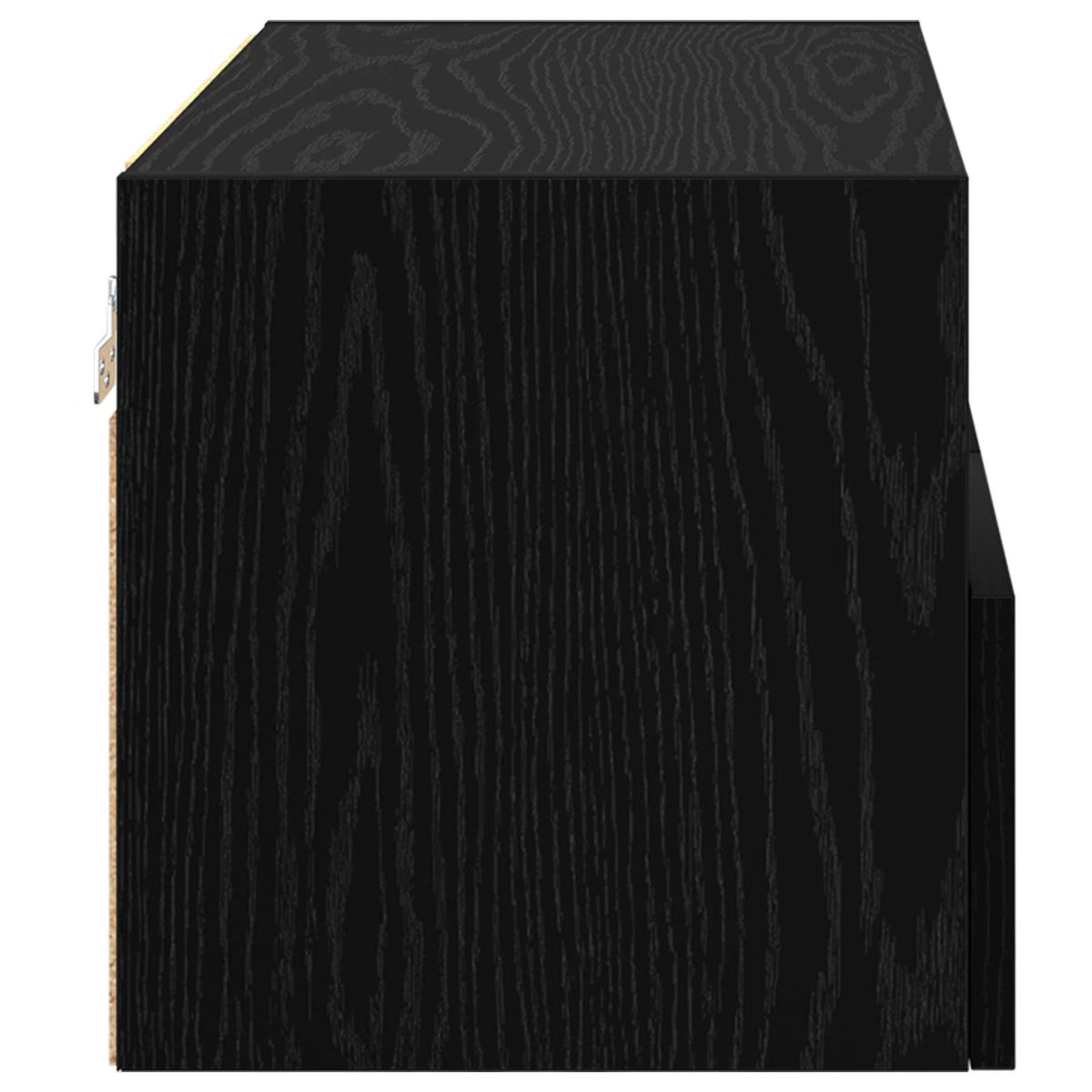 TV zidni ormari Zidne 2 pcs Crni hrast 60 x 30 x 30 cm