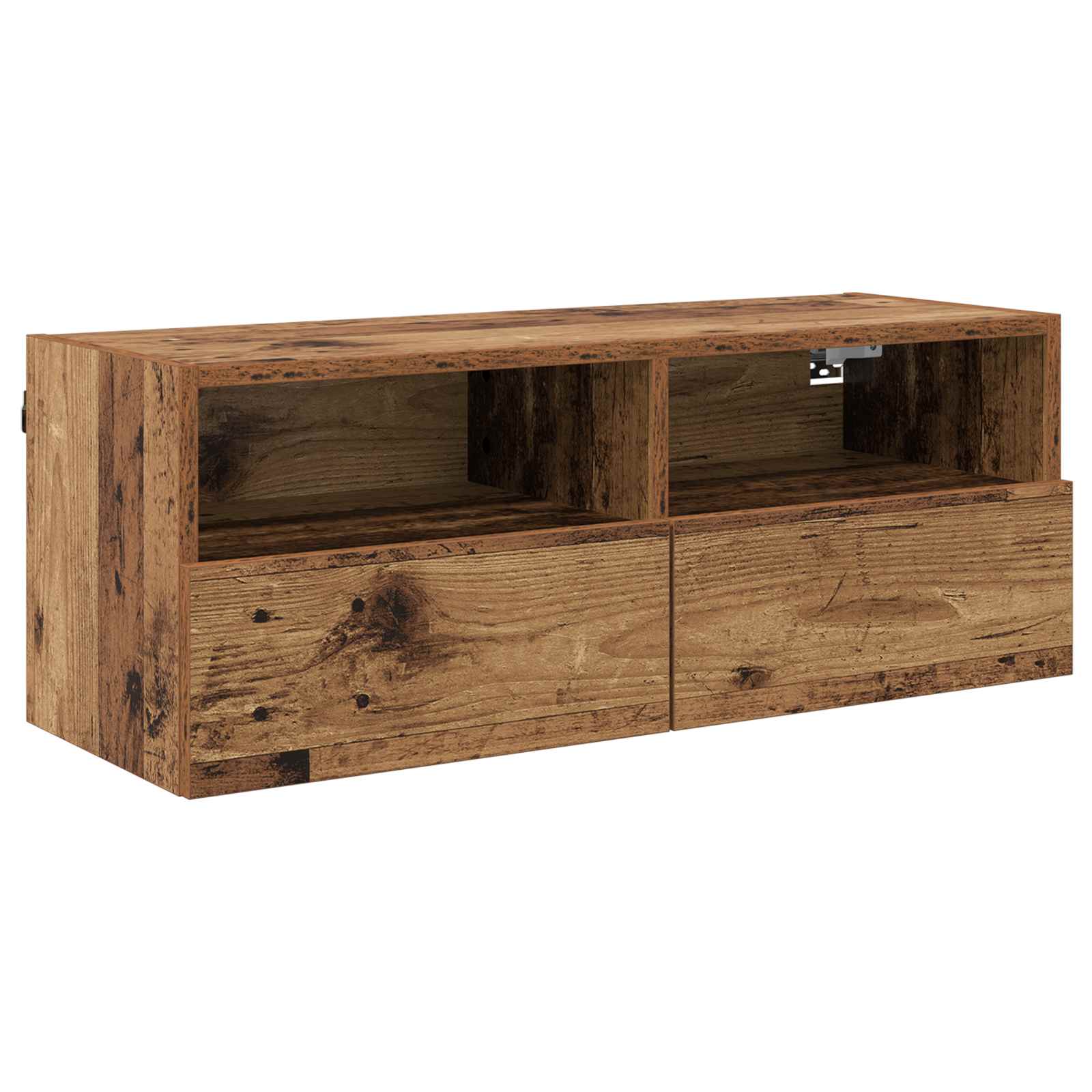 TV zidni ormari Zidne 2 pcs Staro drvo 80 x 30 x 30 cm