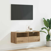 TV zidni ormar Zidne Umjetnički hrast 80 x 30 x 30 cm
