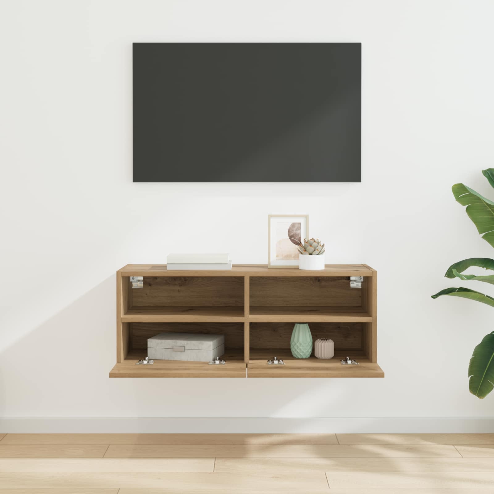 TV zidni ormar Zidne Umjetnički hrast 80 x 30 x 30 cm