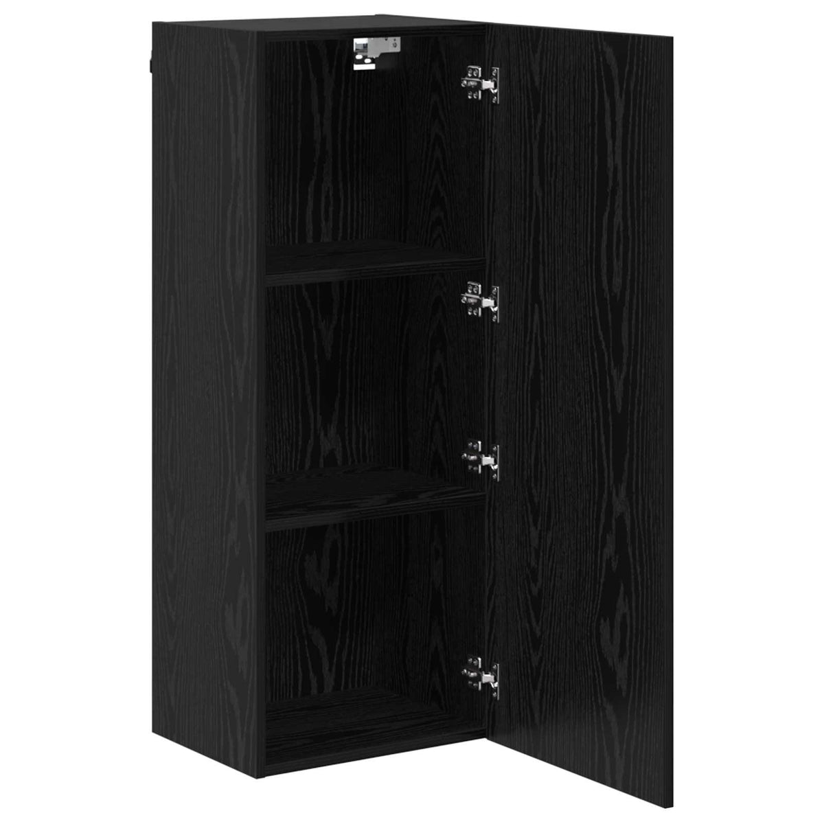 TV zidni ormar Crni hrast 40,5 x 30 x 102 cm Konstruirano drvo
