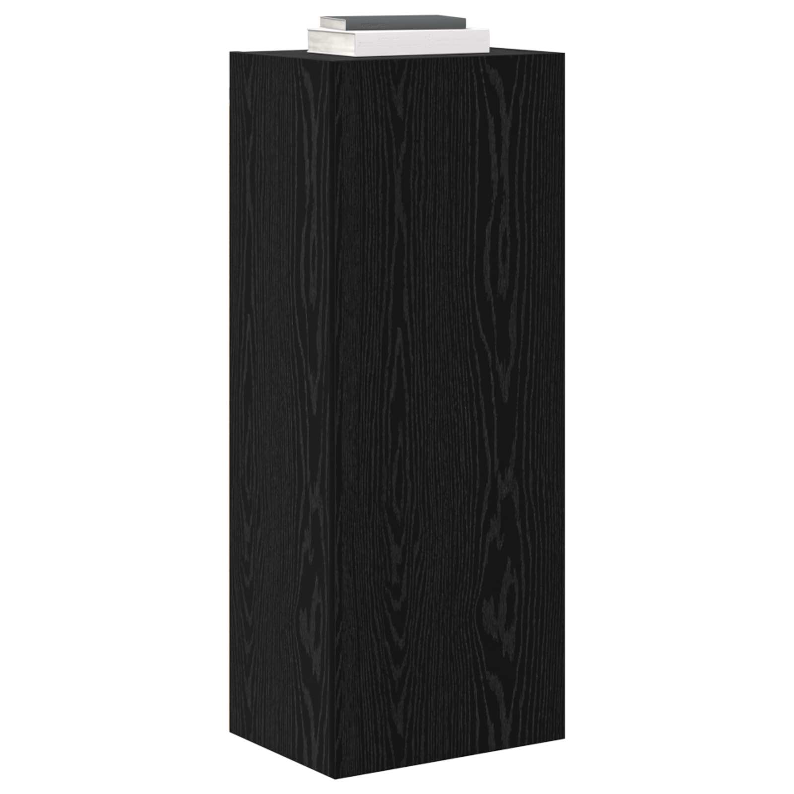 TV zidni ormar Crni hrast 40,5 x 30 x 102 cm Konstruirano drvo