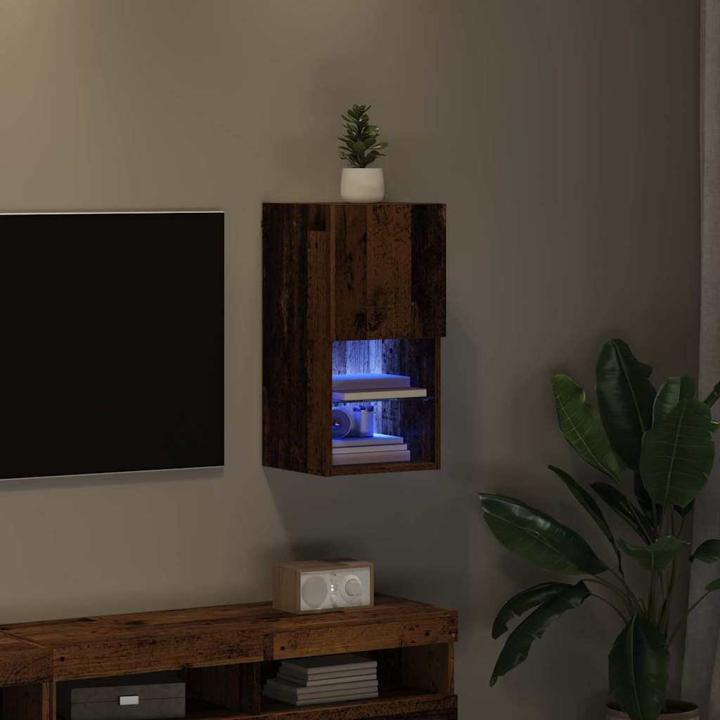 TV ormar za montažu na zid Zidne Staro drvo 30,5 x 30 x 60 cm