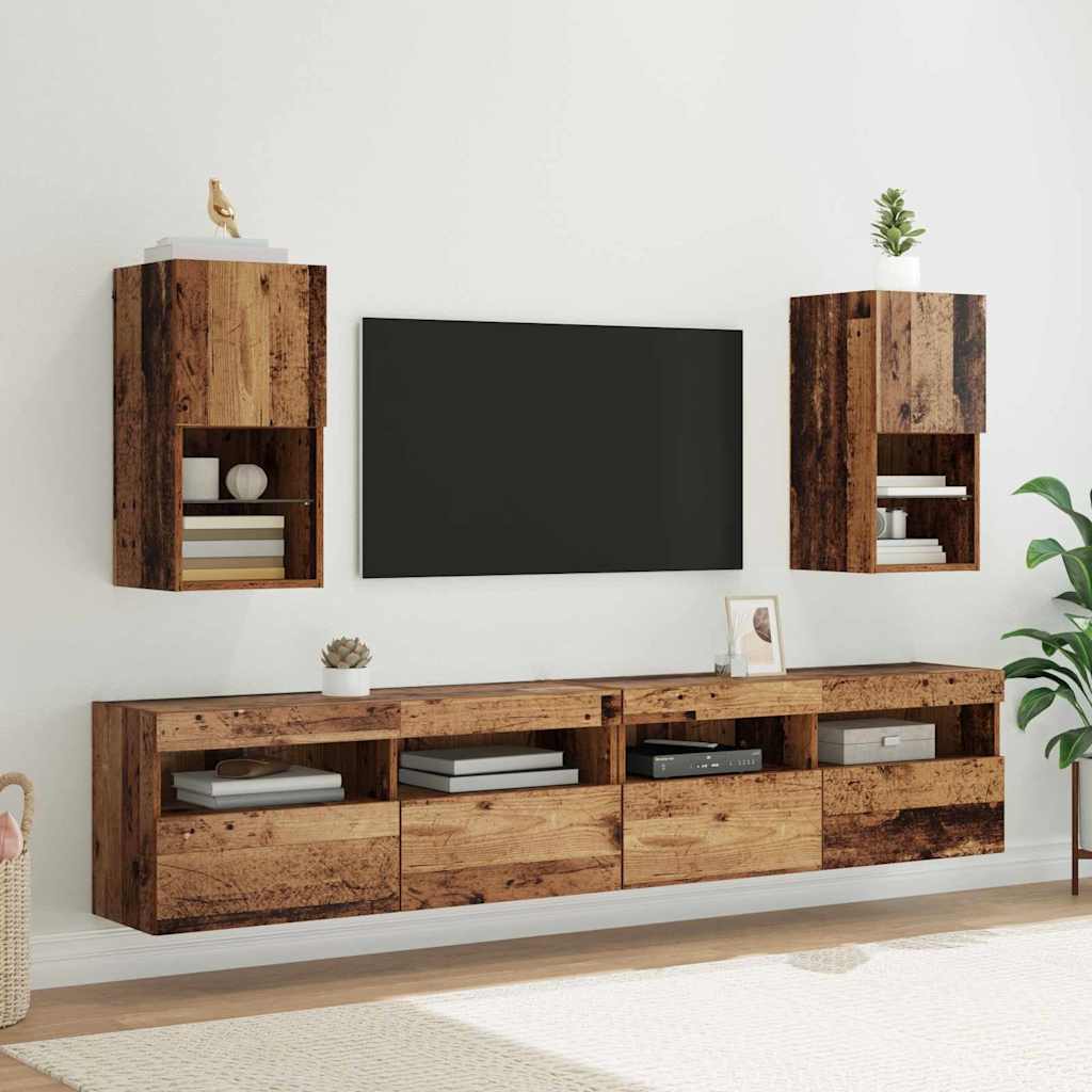 TV ormar za montažu na zid Zidne Staro drvo 30,5 x 30 x 60 cm