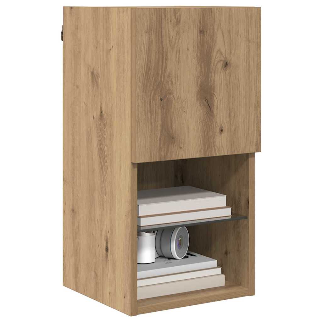 TV ormar za montažu na zid Umjetnički hrast 30,5 x 30 x 60 cm