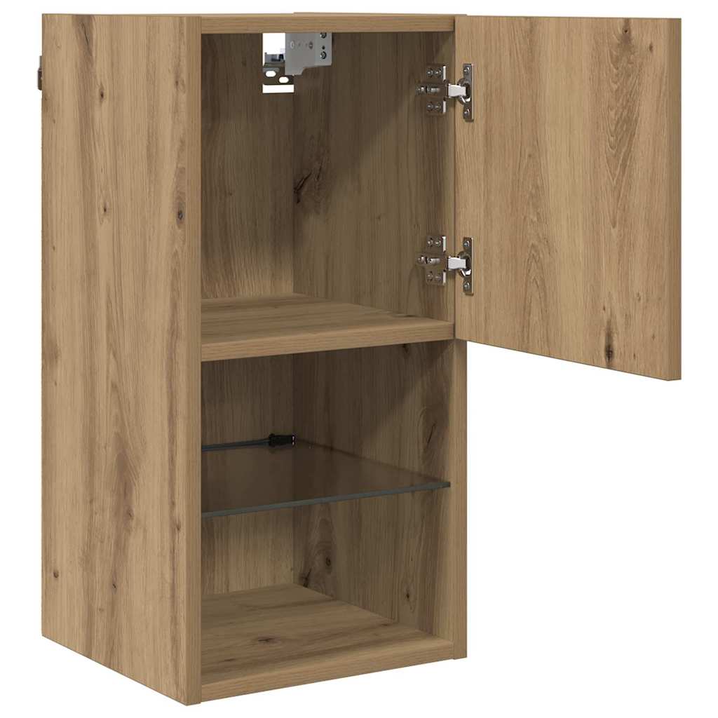 Zidni TV ormari Zidne 2 pcs Umjetnički hrast 30,5 x 30 x 60 cm