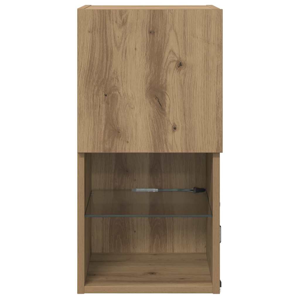Zidni TV ormari Zidne 2 pcs Umjetnički hrast 30,5 x 30 x 60 cm