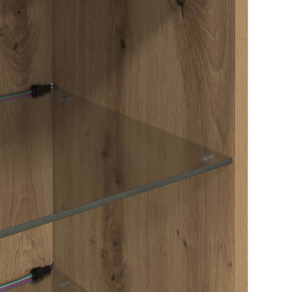TV ormar za montažu na zid Umjetnički hrast 30,5 x 30 x 90 cm