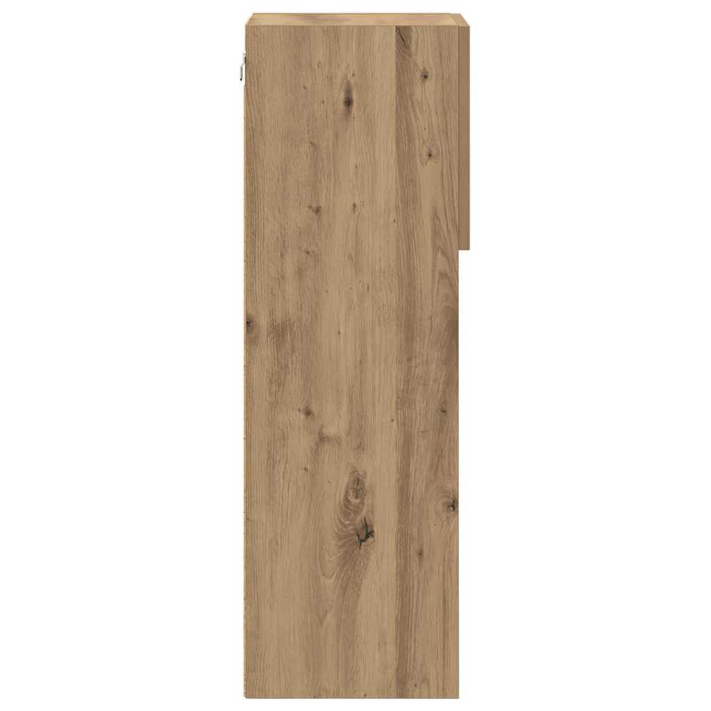 TV ormar za montažu na zid Umjetnički hrast 30,5 x 30 x 90 cm