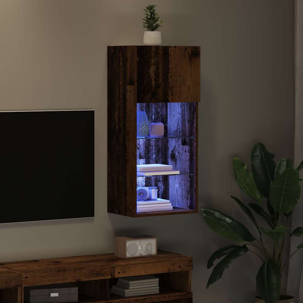 TV ormar za montažu na zid Zidne Staro drvo 40,5 x 30 x 90 cm
